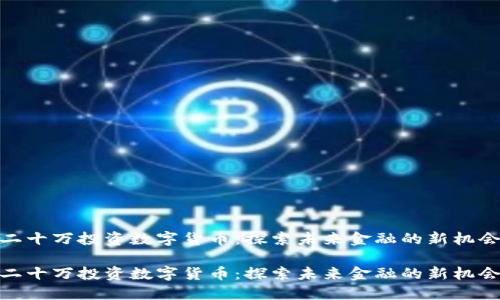 二十万投资数字货币：探索未来金融的新机会

二十万投资数字货币：探索未来金融的新机会